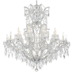 Maria Theresa 25 Light Chandelier in Polished Chrome by Crystorama