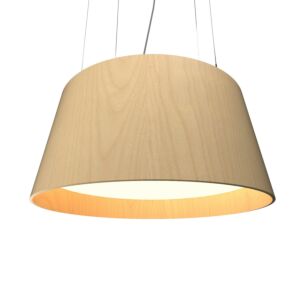 Conical LED Pendant in Maple