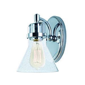 Seafarer One Light Wall Sconce in Polished Chrome by Maxim