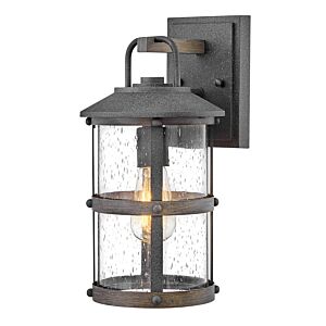 Hinkley Lakehouse 1-Light Outdoor Light In Aged Zinc