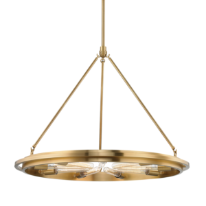  Chambers Pendant Light in Aged Brass