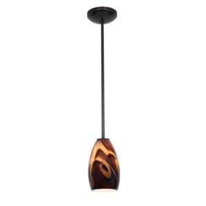 Champagne One Light Pendant in Oil Rubbed Bronze by Access