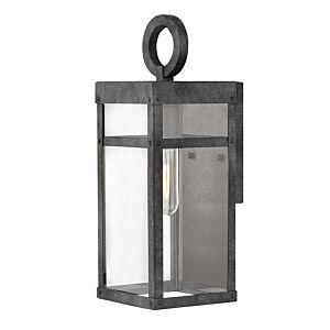 Hinkley Porter 1-Light Outdoor Light In Aged Zinc