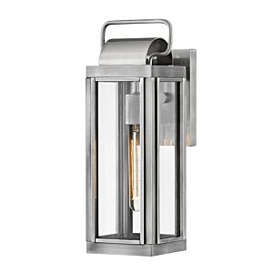 Hinkley Sag Harbor 1-Light Outdoor Light In Antique Brushed Aluminum