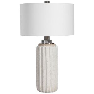 Azariah 1-Light Table Lamp in Brushed Nickel