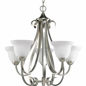 Torino 5-Light Chandelier in Brushed Nickel