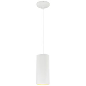 Pilson 1-Light Pendant in Matte White