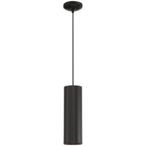 Pilson One Light Pendant in Matte Black by Access