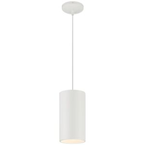 Pilson XL 1-Light Pendant in Matte White