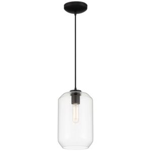 Clarity LED Pendant in Black by Access