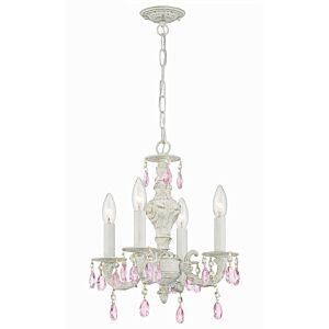 Paris Market 4-Light Mini Chandelier in Antique White