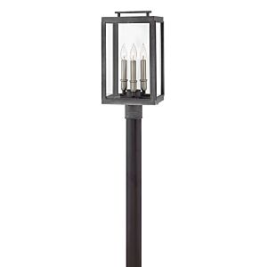 Hinkley Sutcliffe 3-Light Outdoor Light In Aged Zinc