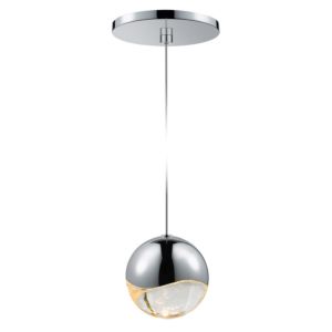 Grapes LED Pendant in Polished Chrome by Sonneman