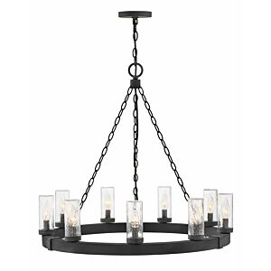 Hinkley Sawyer 9-Light Outdoor Pendant In Black