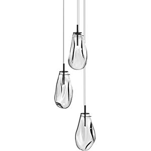  Liquid Pendant Light in Satin Black