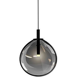 Cantina LED Pendant in Satin Black by Sonneman