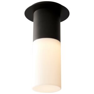 Pilar LED Ceiling Mount in Black by Oxygen