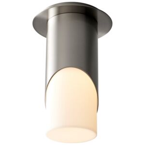 Ellipse LED Ceiling Mount in Satin Nickel by Oxygen