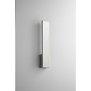 Icon LED Wall Sconce in Satin Nickel by Oxygen