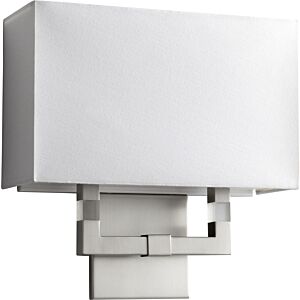 Chameleon LED Wall Sconce in Satin Nickel by Oxygen