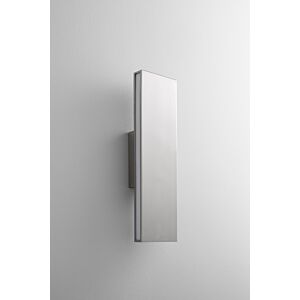 Profile LED Wall Sconce in Satin Nickel by Oxygen