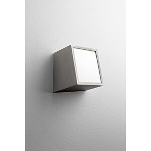 Zeta LED Wall Sconce in Satin Nickel by Oxygen