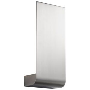 Halo LED Wall Sconce in Satin Nickel by Oxygen