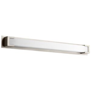 Orion LED Vanity in Satin Nickel by Oxygen