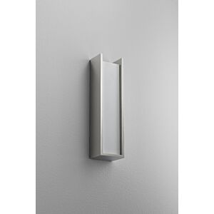 Kiko LED Wall Sconce in Polished Nickel by Oxygen