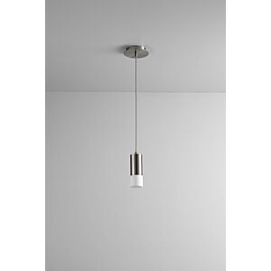 Magneta LED Pendant in Satin Nickel by Oxygen