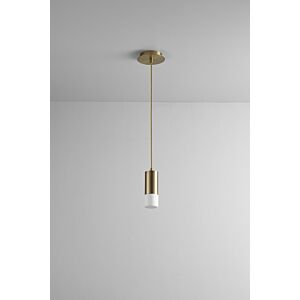 Magneta LED Pendant in Aged Brass by Oxygen