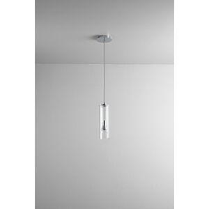 Gratis LED Pendant in Polished Chrome W Clear by Oxygen