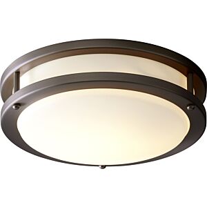 Oracle LED Ceiling Mount in Oiled Bronze by Oxygen