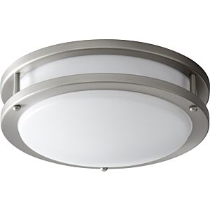 Oracle LED Ceiling Mount in Satin Nickel by Oxygen