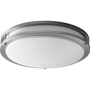 Oracle LED Ceiling Mount in Satin Nickel by Oxygen