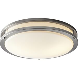 Oracle LED Ceiling Mount in Satin Nickel by Oxygen