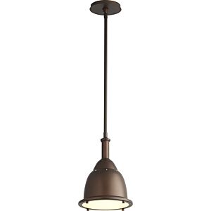 Ruvo LED Pendant in Oiled Bronze by Oxygen