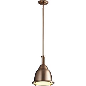 Ruvo LED Pendant in Satin Copper by Oxygen