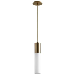 Magnum LED Pendant in Aged Brass by Oxygen