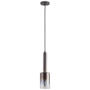 Spindle LED Pendant in Gunmetal W Coffee Ombre by Oxygen