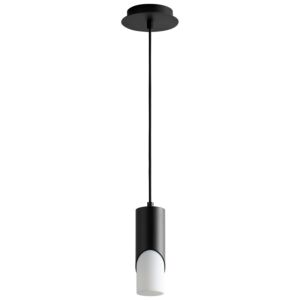 Ellipse LED Pendant in Black by Oxygen