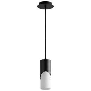 Ellipse LED Pendant in Black by Oxygen