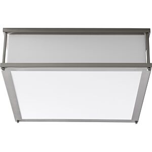 Modulo LED Ceiling Mount in Satin Nickel by Oxygen