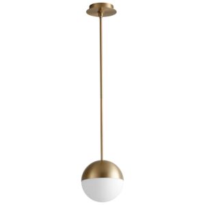 Mondo LED Pendant in Aged Brass Aged Brass by Oxygen