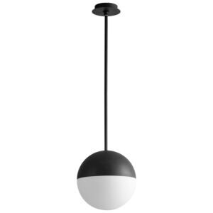 Mondo LED Pendant in Black Black by Oxygen