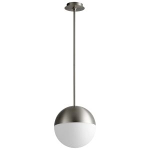 Mondo LED Pendant in Satin Nickel Satin Nickel by Oxygen