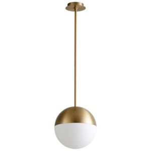 Mondo LED Pendant in Aged Brass Aged Brass by Oxygen