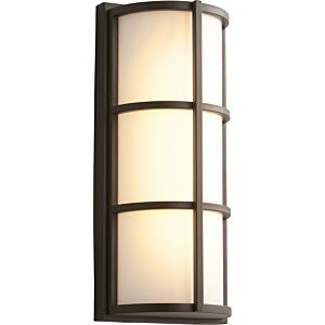 Leda LED Outdoor Lantern in Oiled Bronze by Oxygen