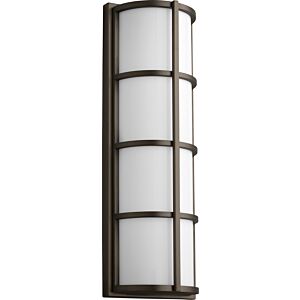 Leda LED Outdoor Lantern in Oiled Bronze by Oxygen