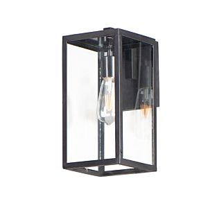 Catalina One Light Outdoor Wall Lantern in Dark Bronze by Maxim